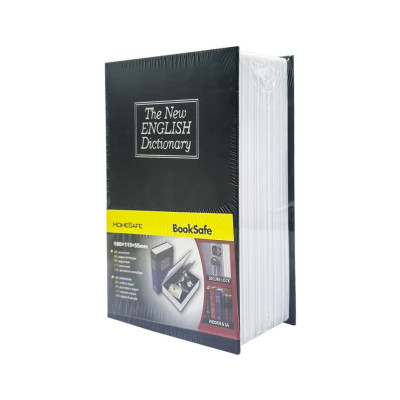 Сейф-книга з ключем для зберігання KBS-801(Black) мала 18х115х55 см